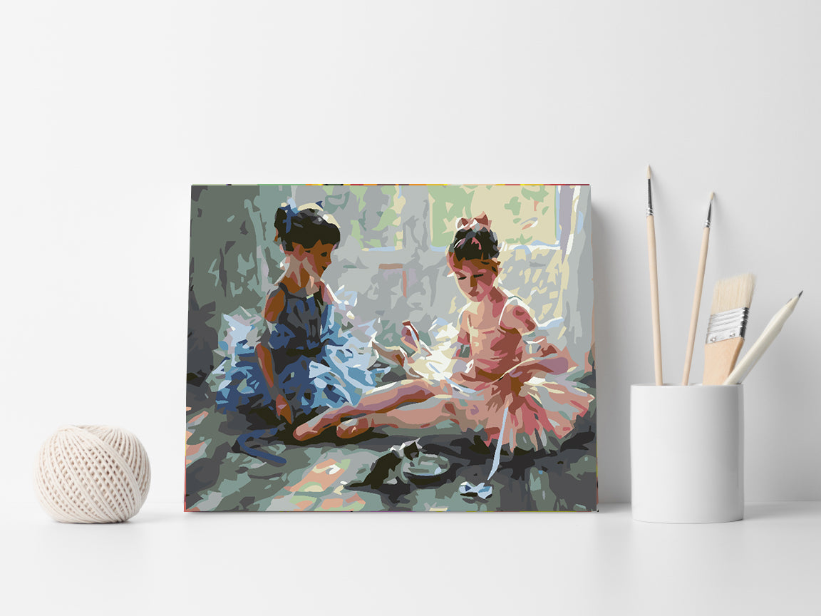 Paint by numbers - Two Ballerinas 4577