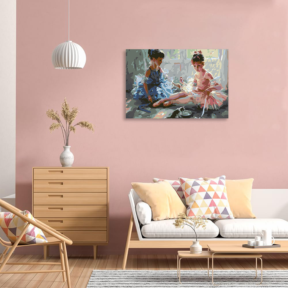 Paint by numbers - Two Ballerinas 4577