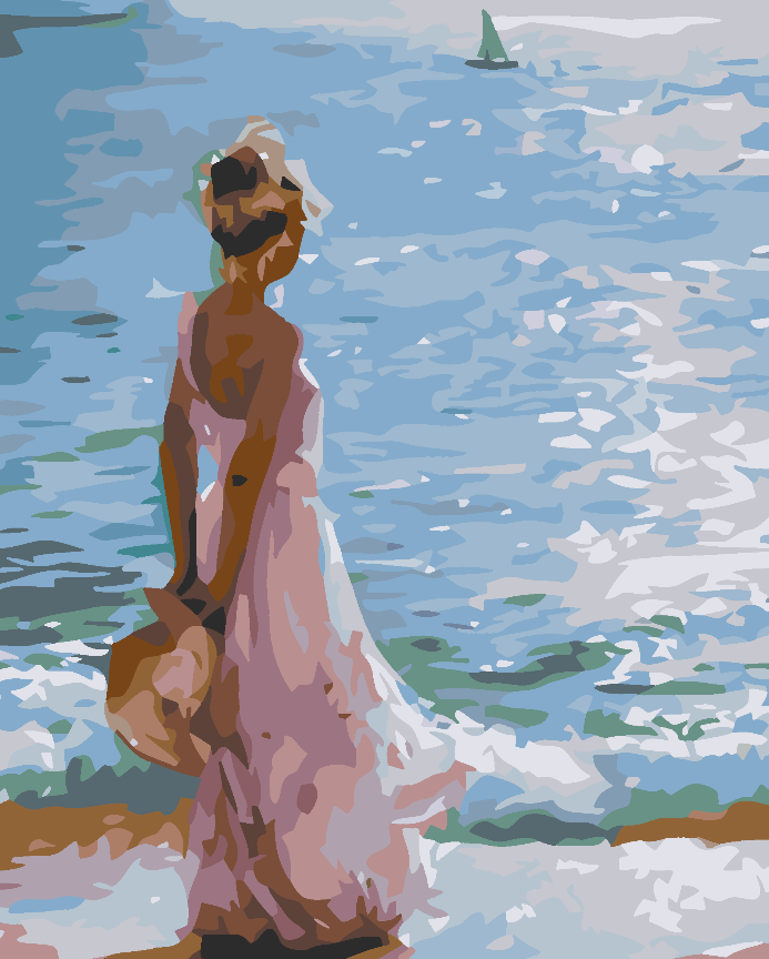 Paint by numbers - Woman at the Window 4579