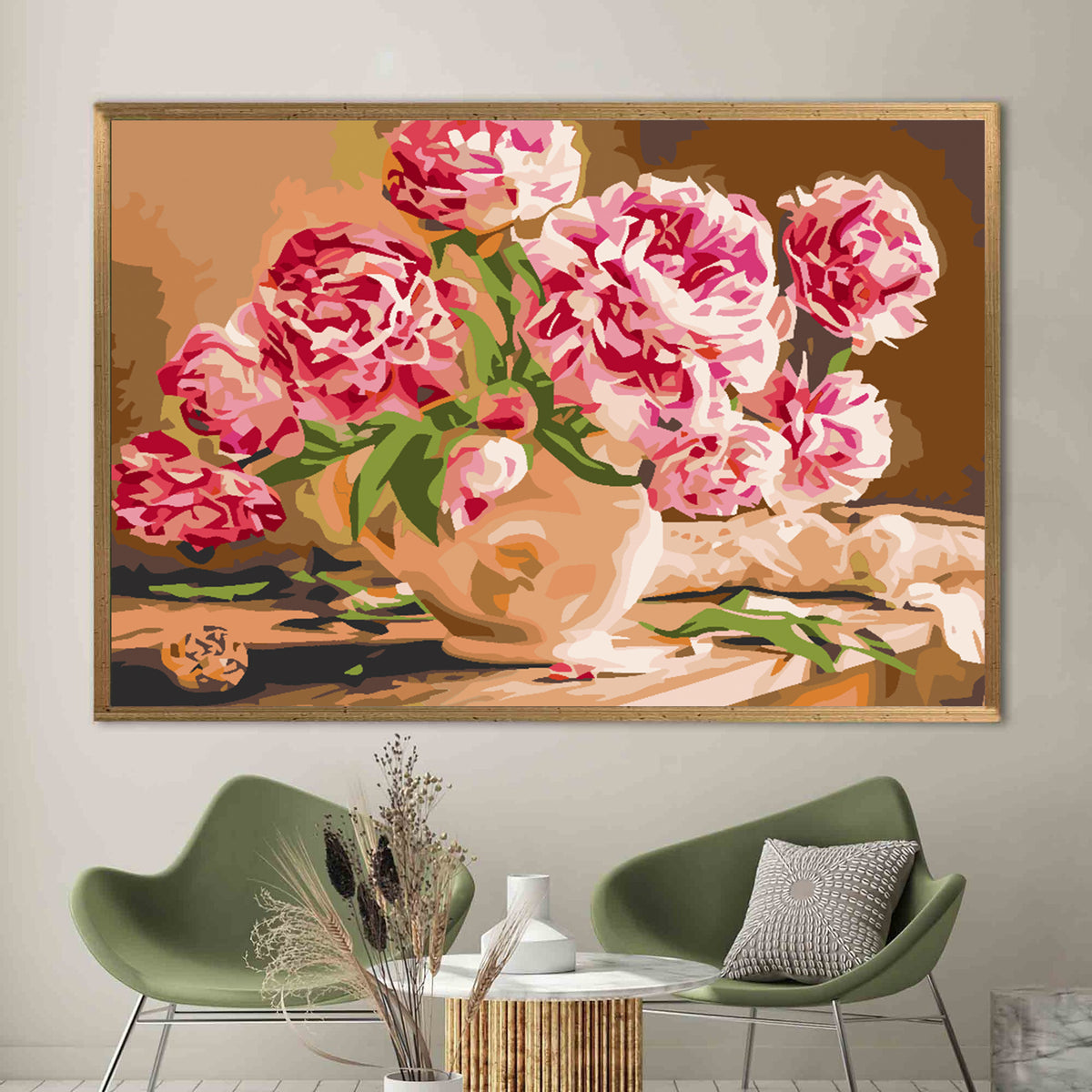 Painting by numbers - Flowers 4589