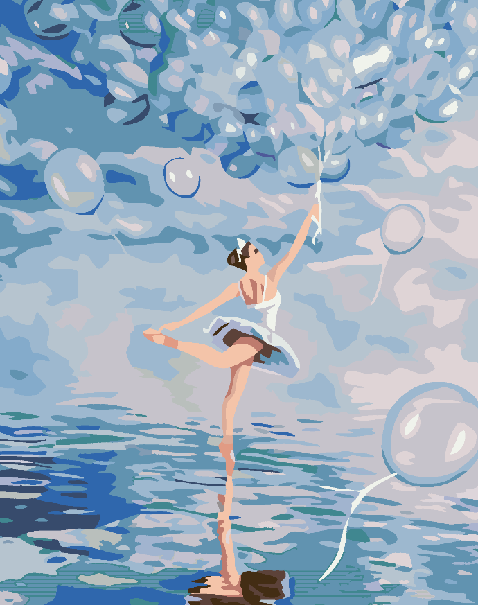 Paint by numbers - Ballerina 4591