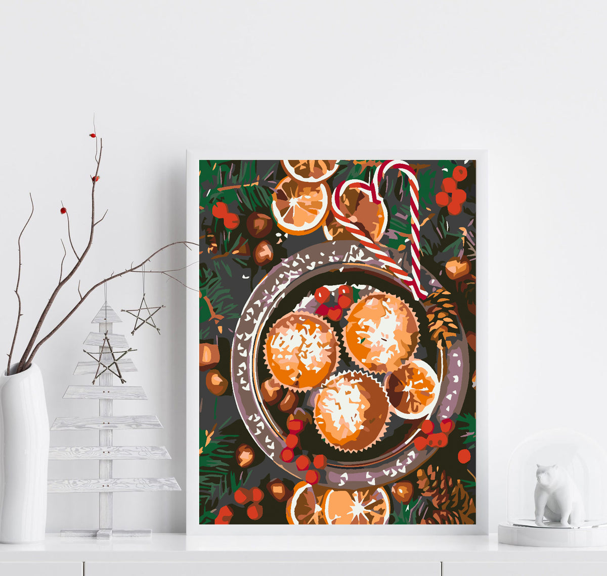 Paint by numbers - Christmas sweets 4592