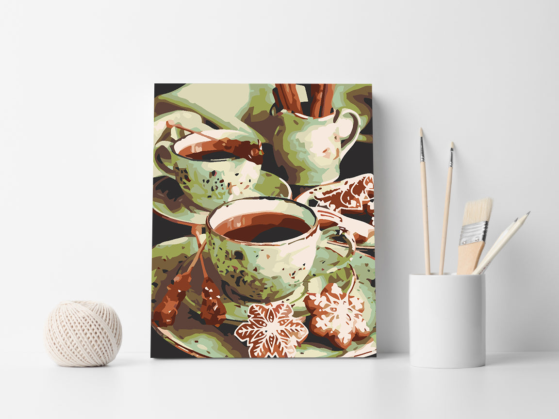 Paint by numbers - Christmas sweets 4593