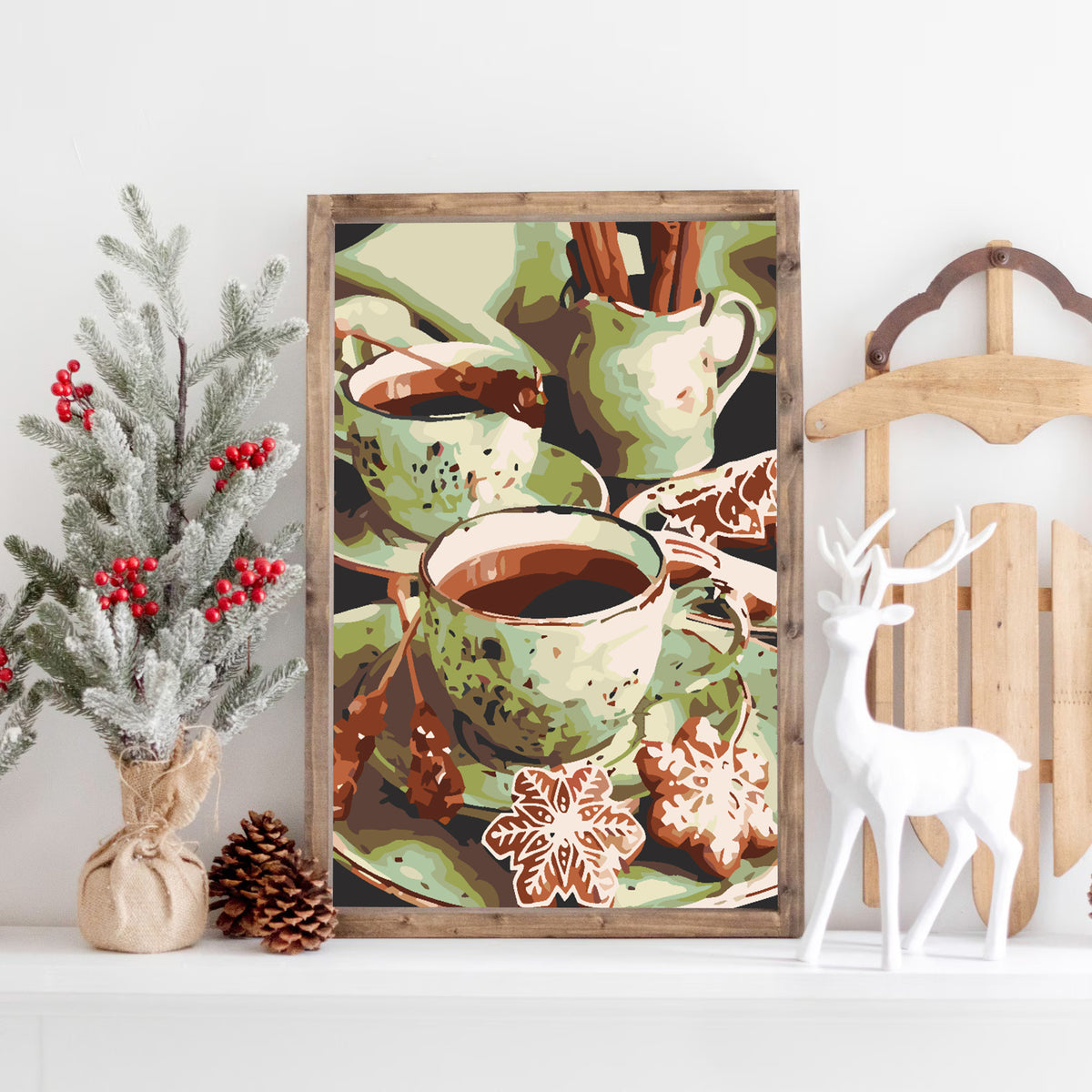 Paint by numbers - Christmas sweets 4593