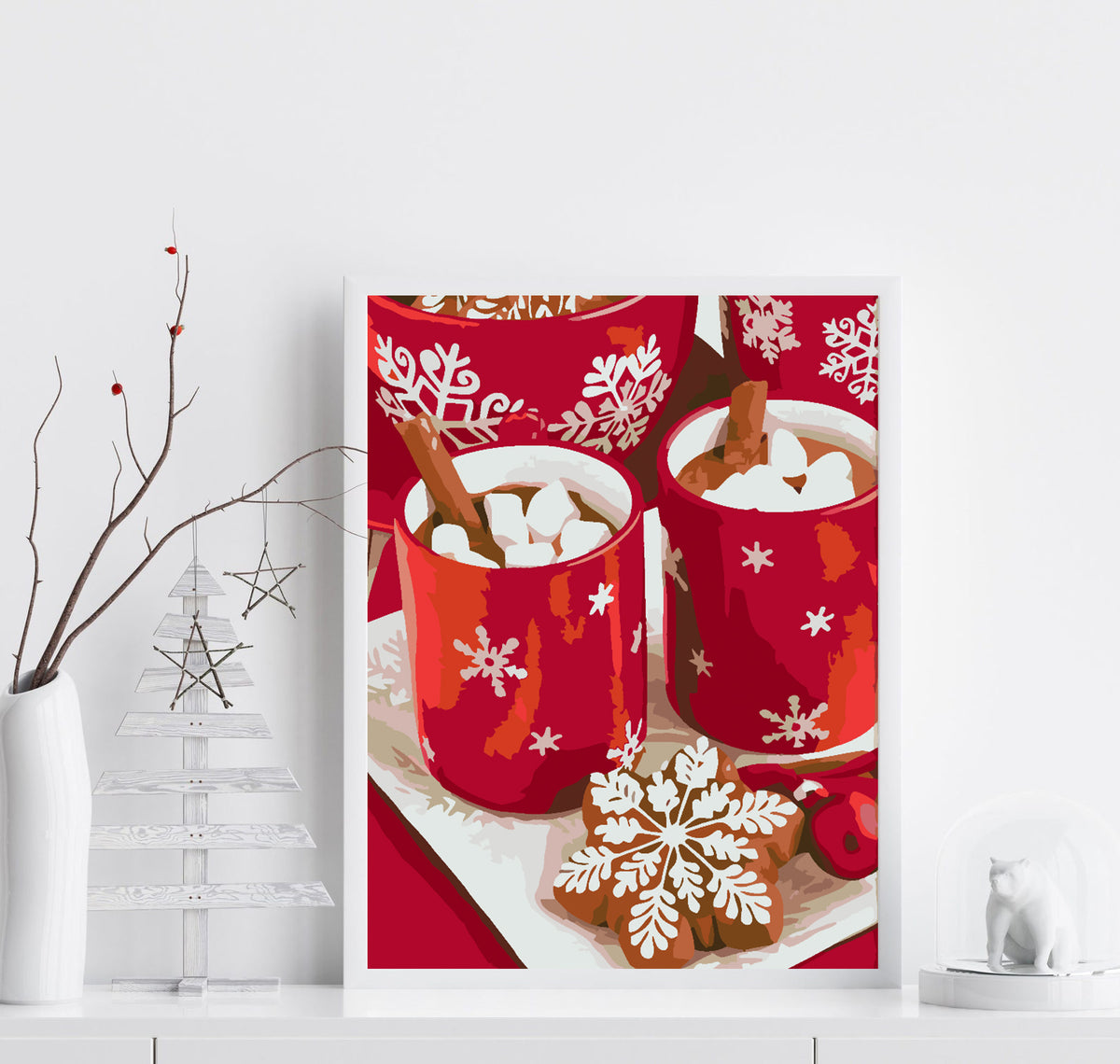 Paint by numbers - Christmas drinks 4594