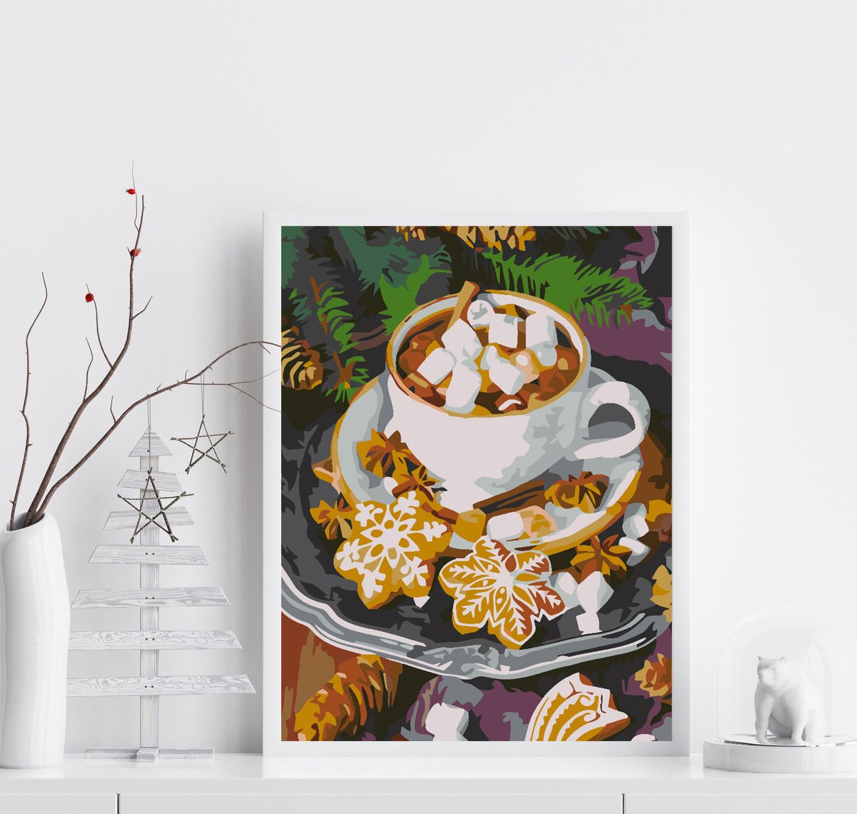 Paint by numbers - Christmas sweets 4598