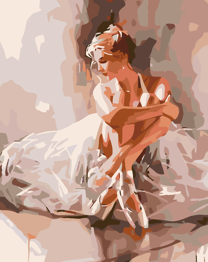 Paint by numbers - Ballerina 4602