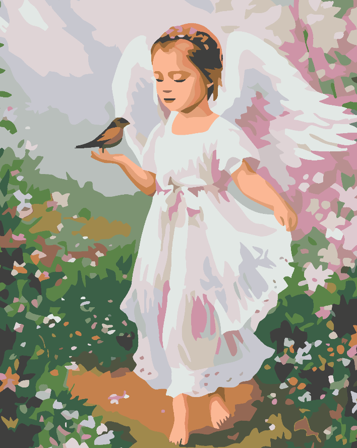 Painting by numbers - Little Angel 4613