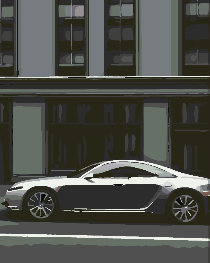 Paint by numbers - Car in the City 4617