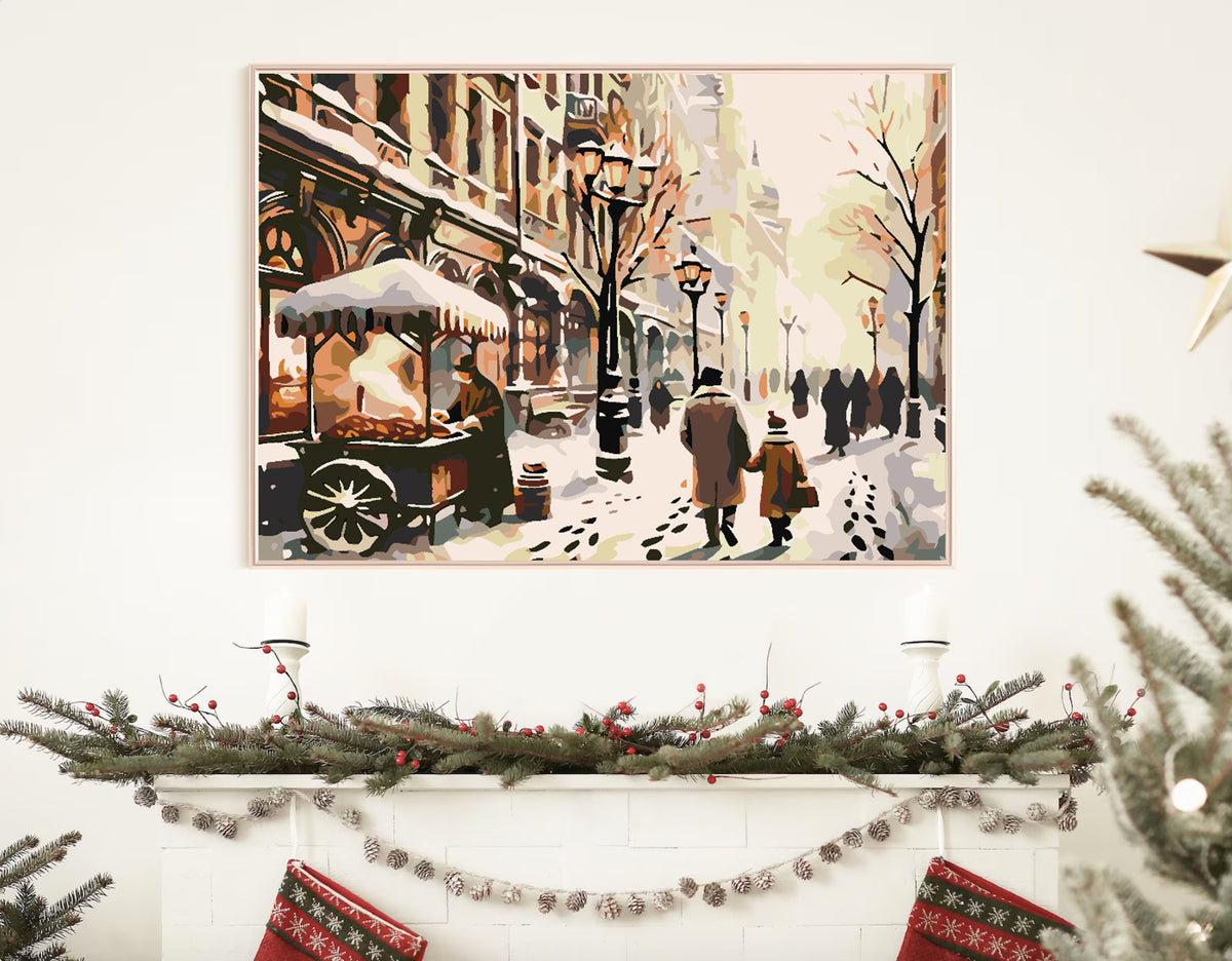 Paint by numbers - Winter in the City 4624
