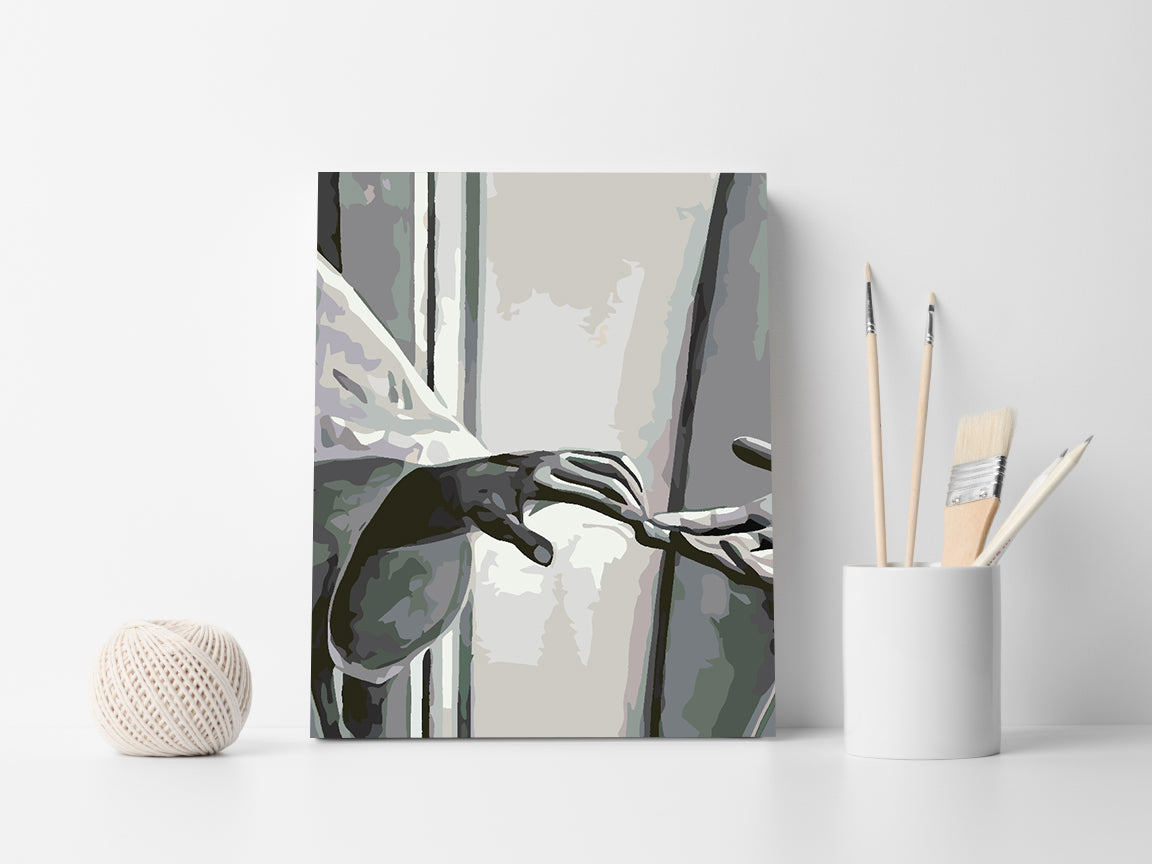 Paint by numbers - Love Black and White 4625