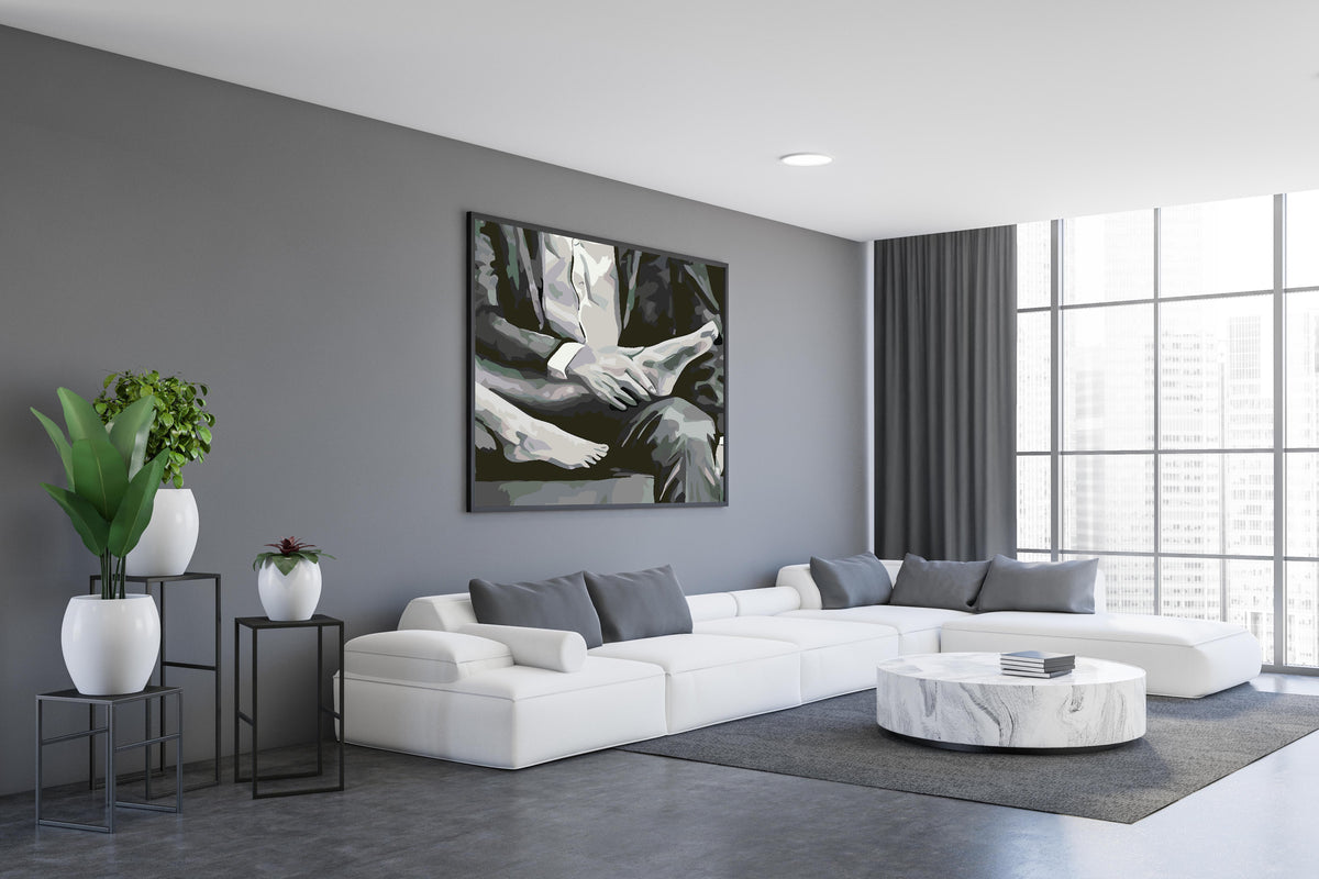 Paint by numbers - Love Black and White 4627