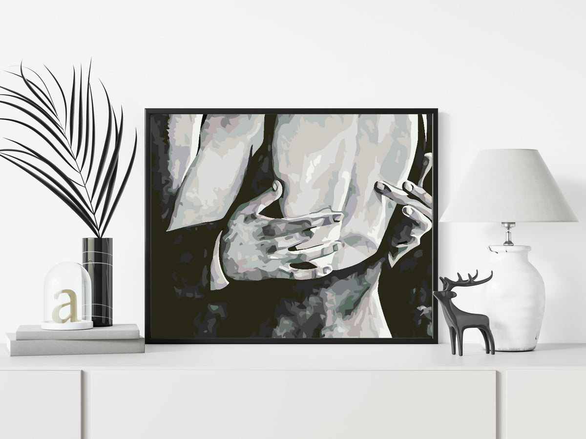 Paint by numbers - Love Black and White 4630
