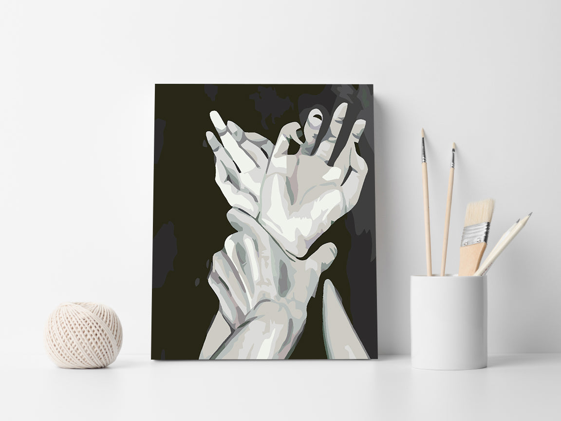 Paint by numbers - Love Black and White 4631