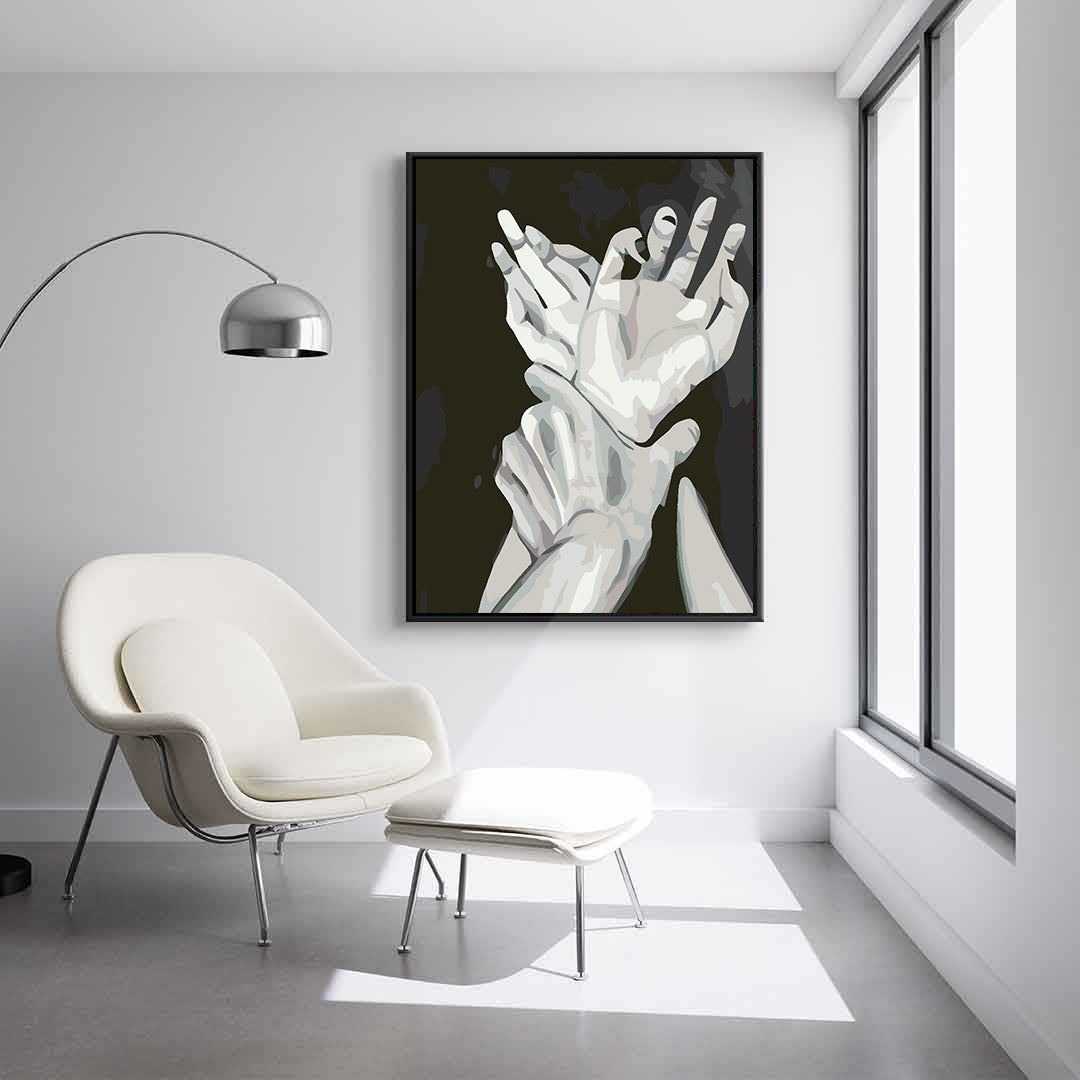 Paint by numbers - Love Black and White 4631