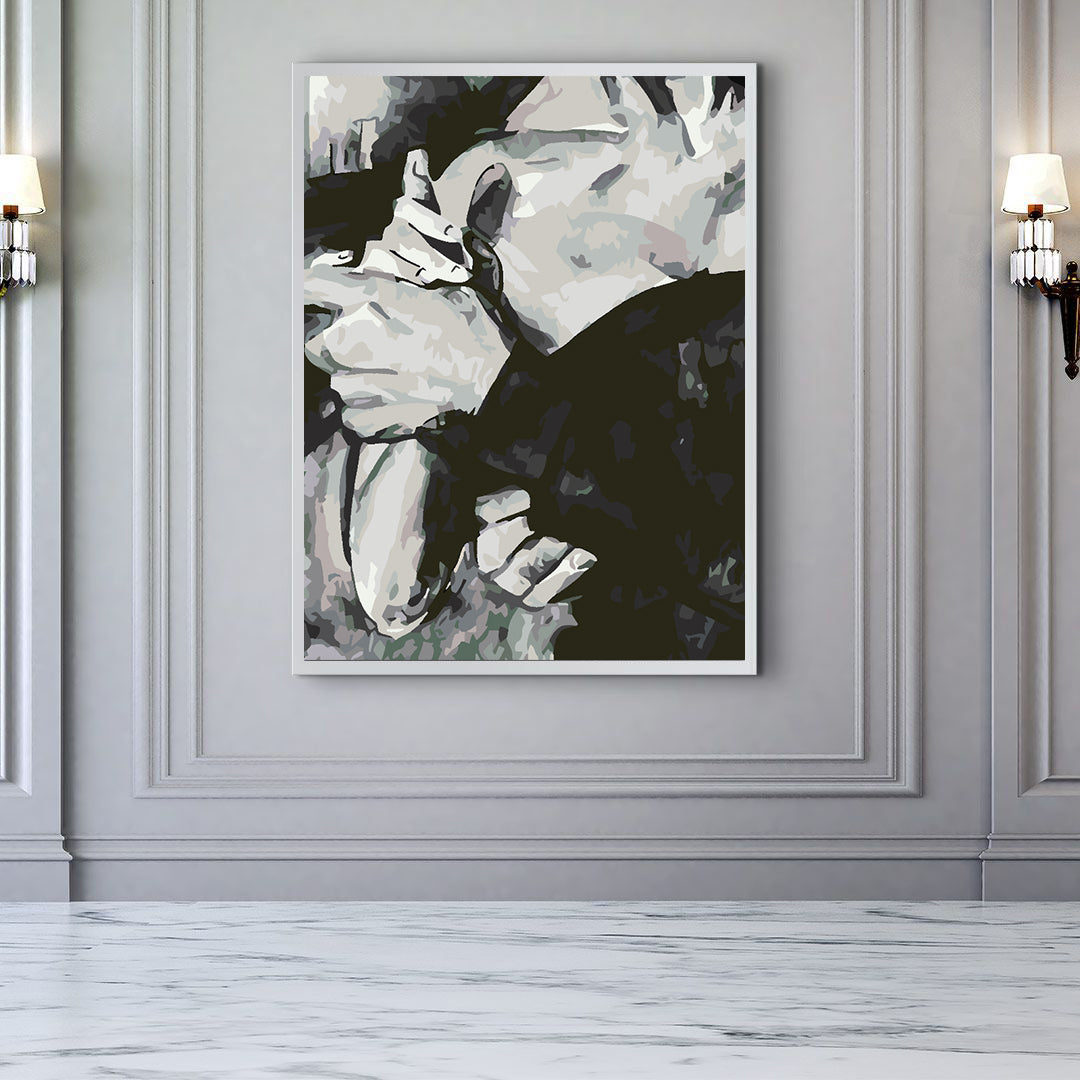 Paint by numbers - Love Black and White 4632