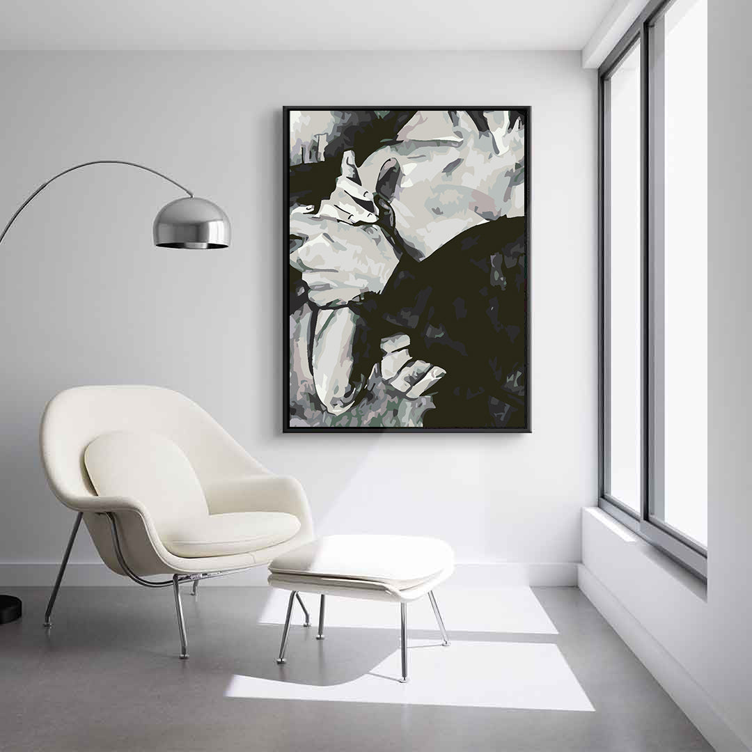 Paint by numbers - Love Black and White 4632