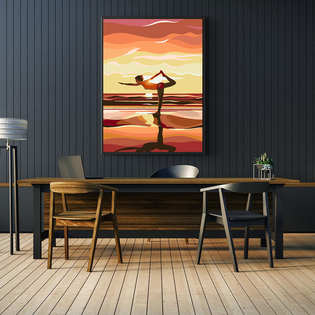 Painting by numbers - Yoga 4636