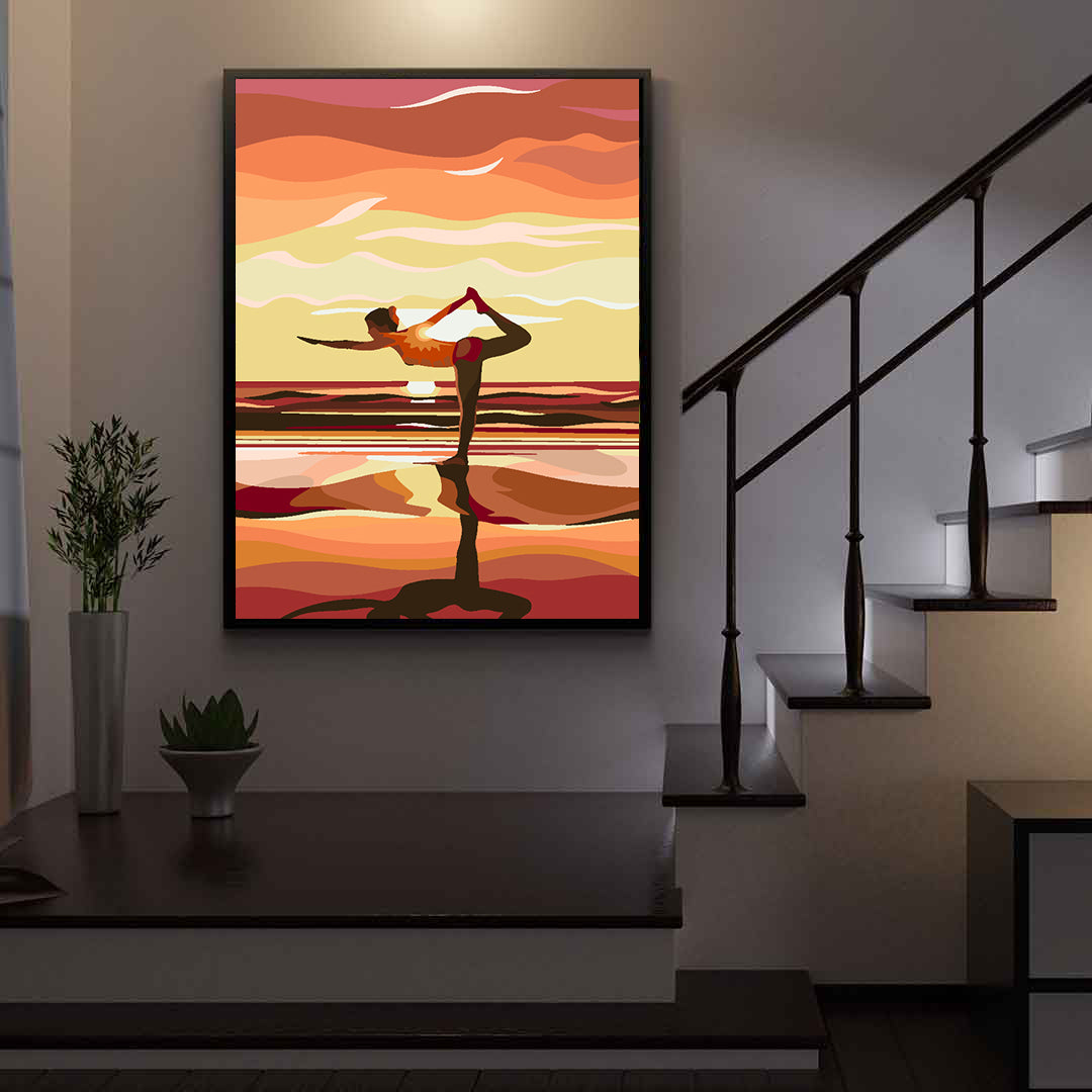 Painting by numbers - Yoga 4636