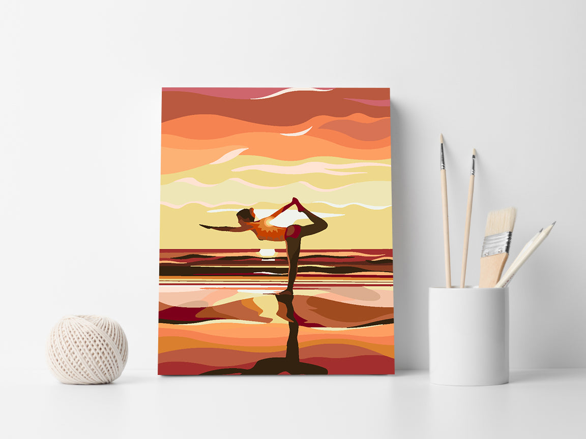 Painting by numbers - Yoga 4636