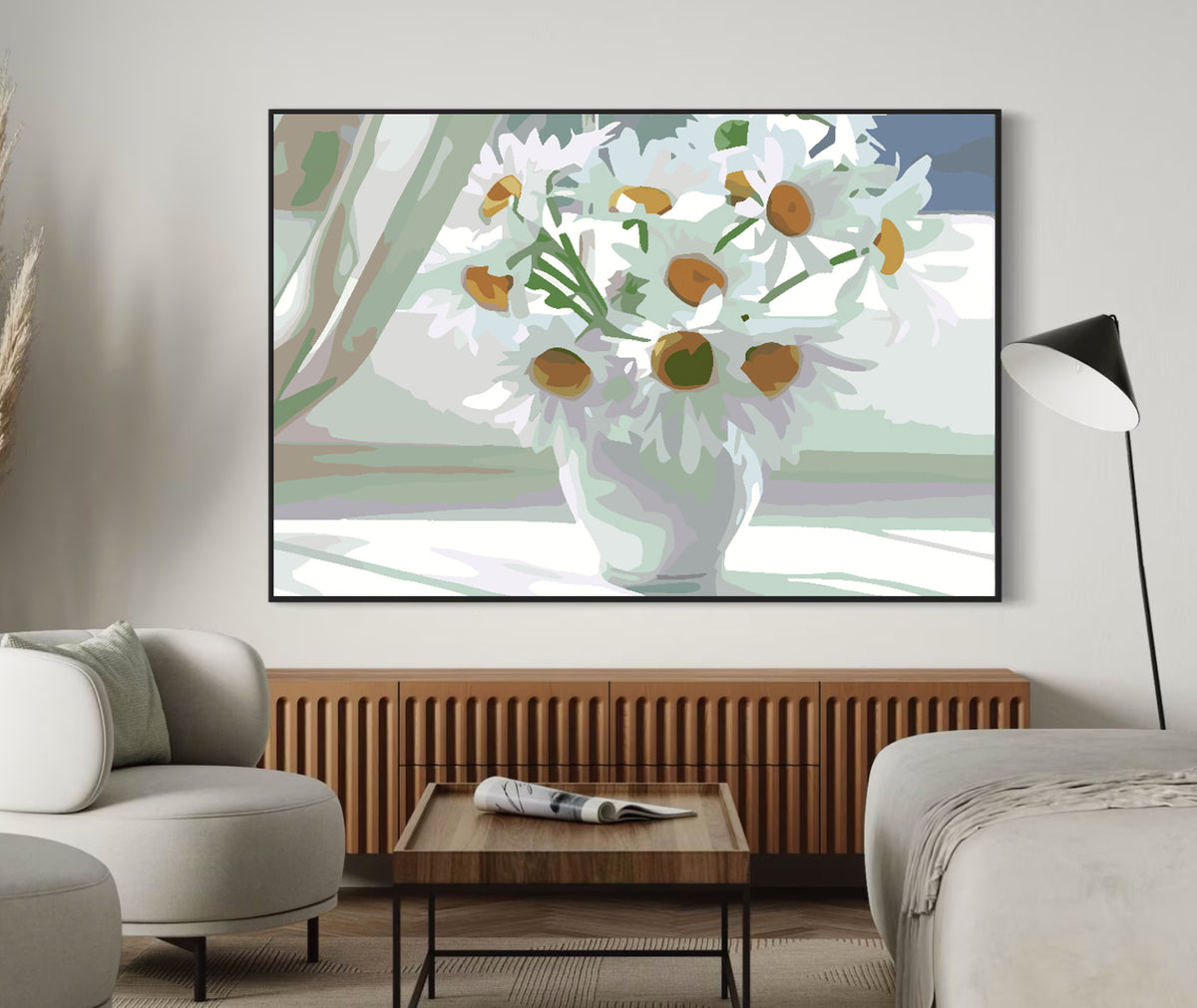 Painting by numbers - Flowers 4637