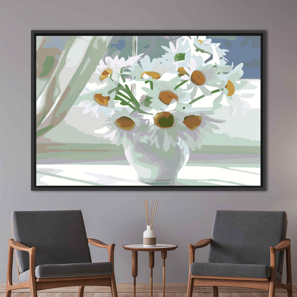 Painting by numbers - Flowers 4637