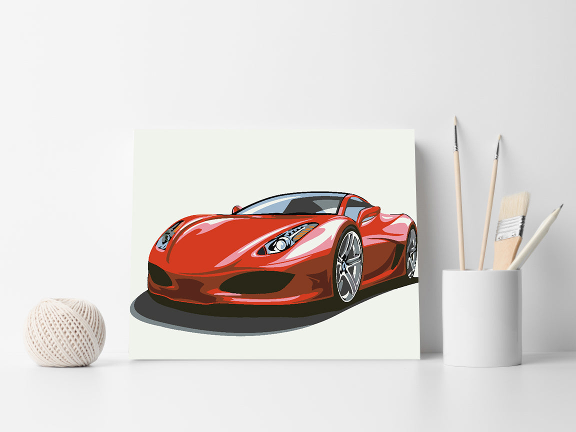 Paint by numbers - Ferrari Red 4639