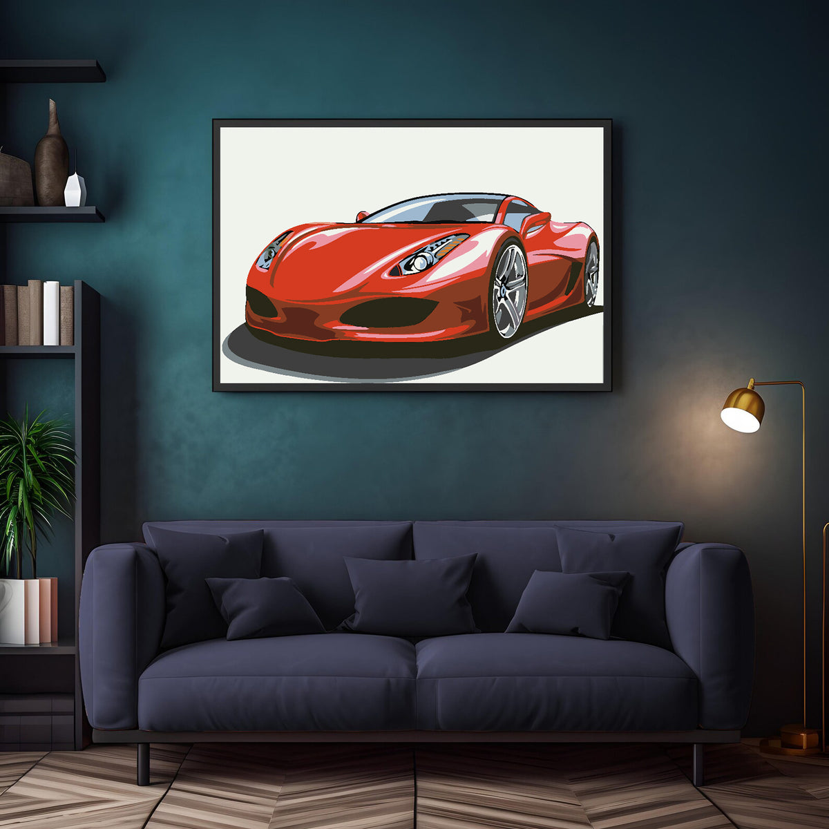 Paint by numbers - Ferrari Red 4639