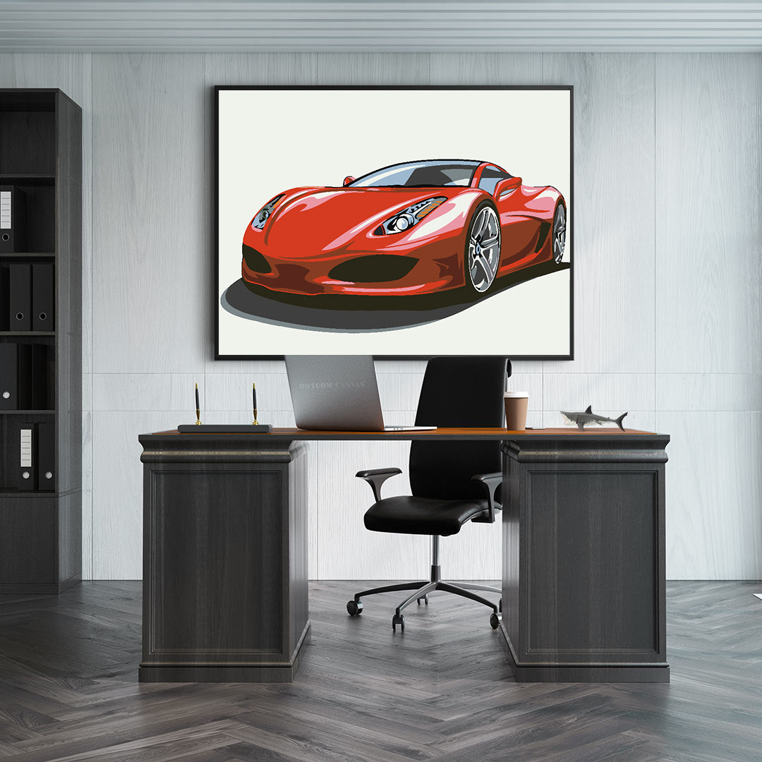 Paint by numbers - Ferrari Red 4639