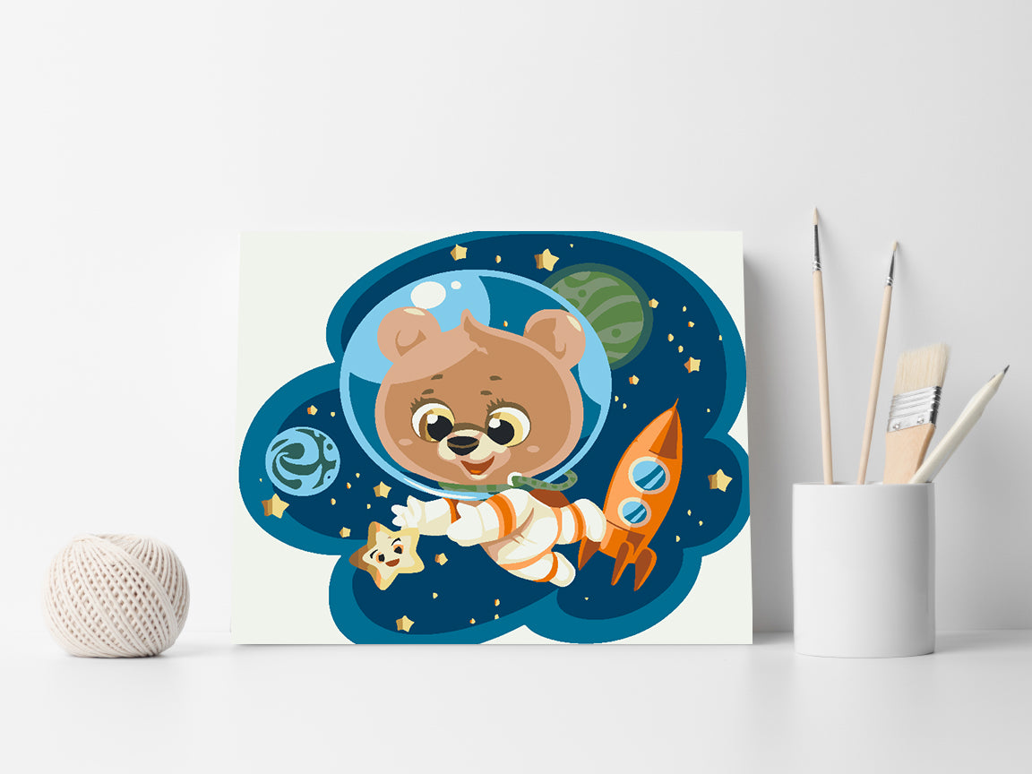 Painting by numbers - Astronaut 4640