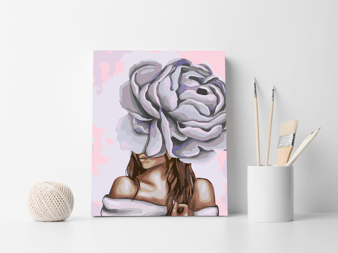 Painting by numbers - Flower Head 4650