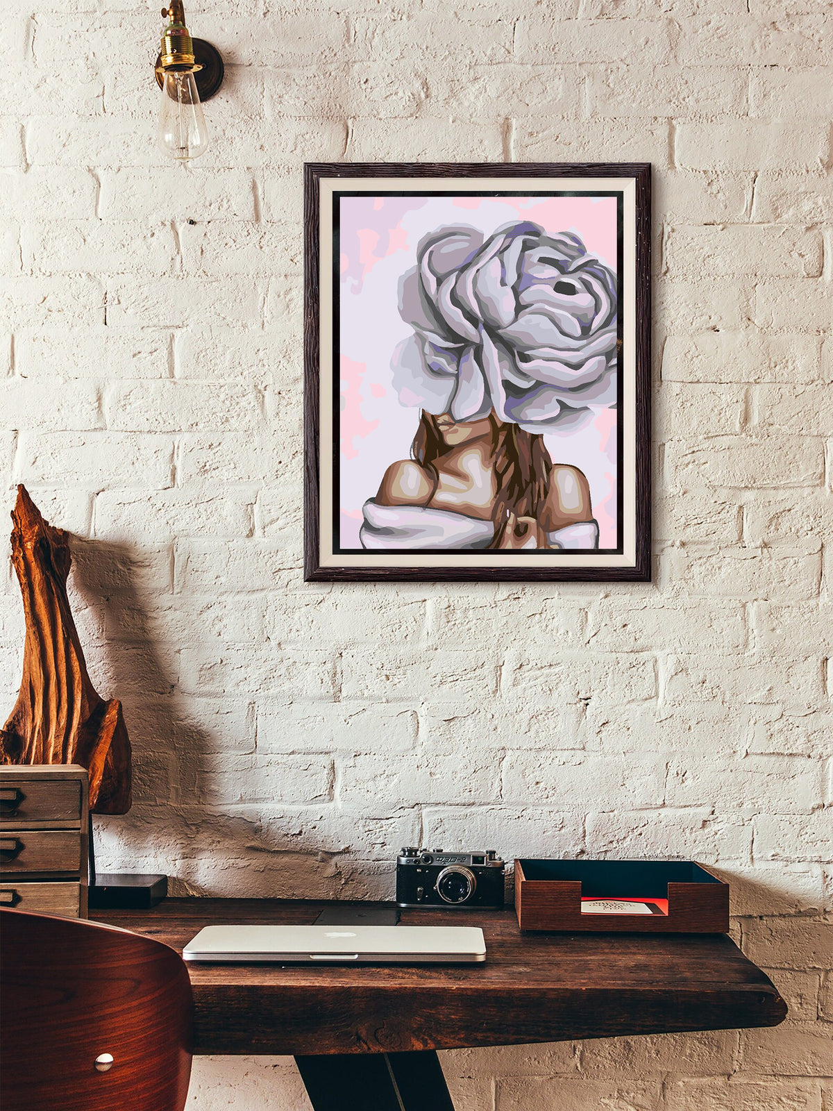 Painting by numbers - Flower Head 4650
