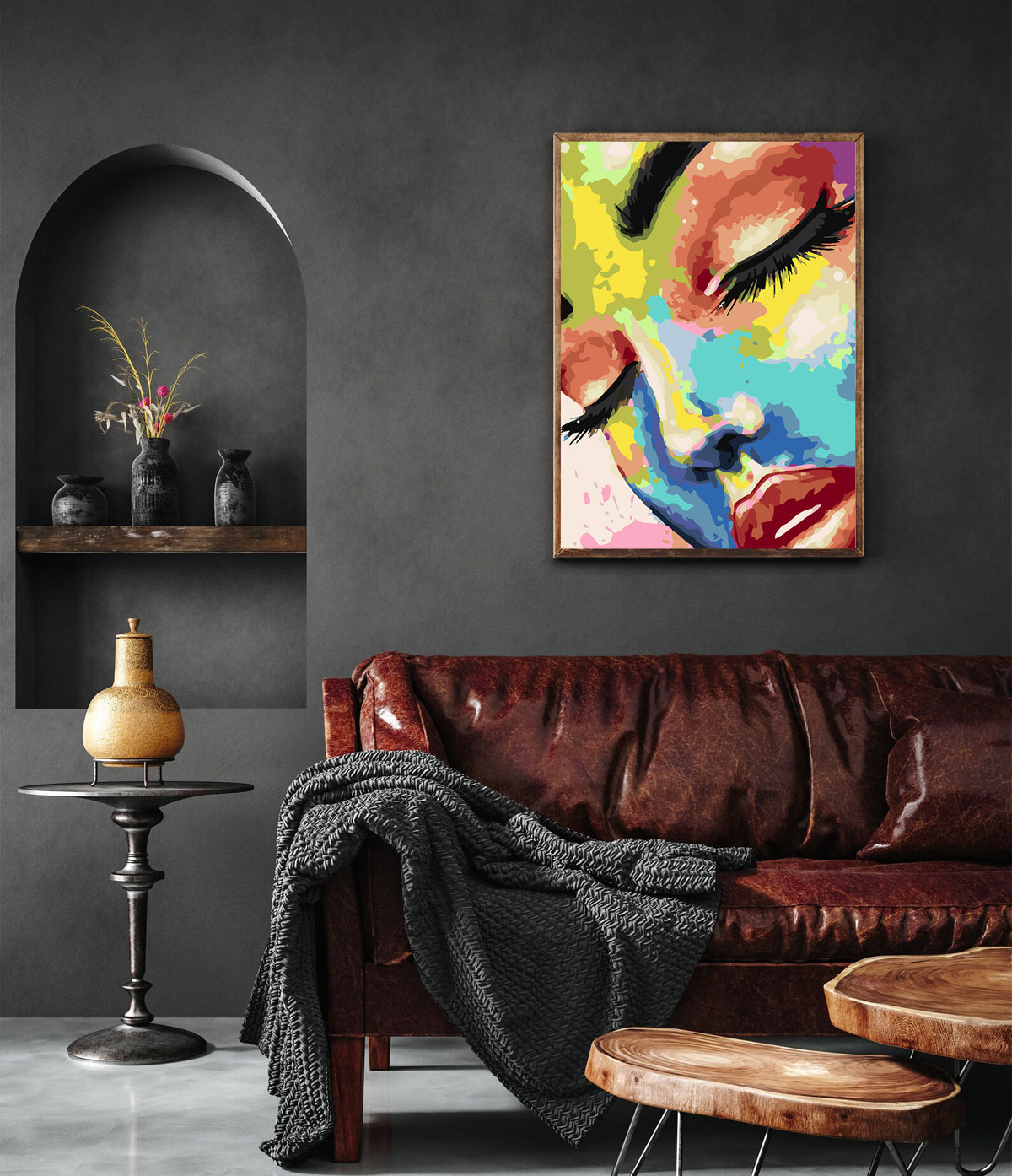 Painting by numbers - Woman Portrait 4651