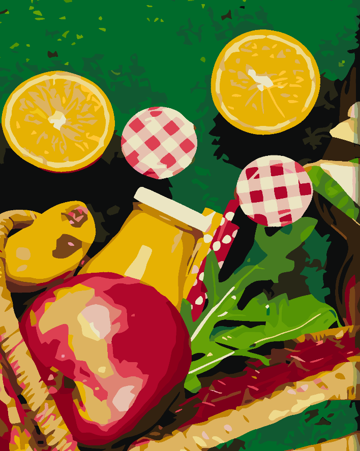 Paint by numbers - Delicious Picnic 4653