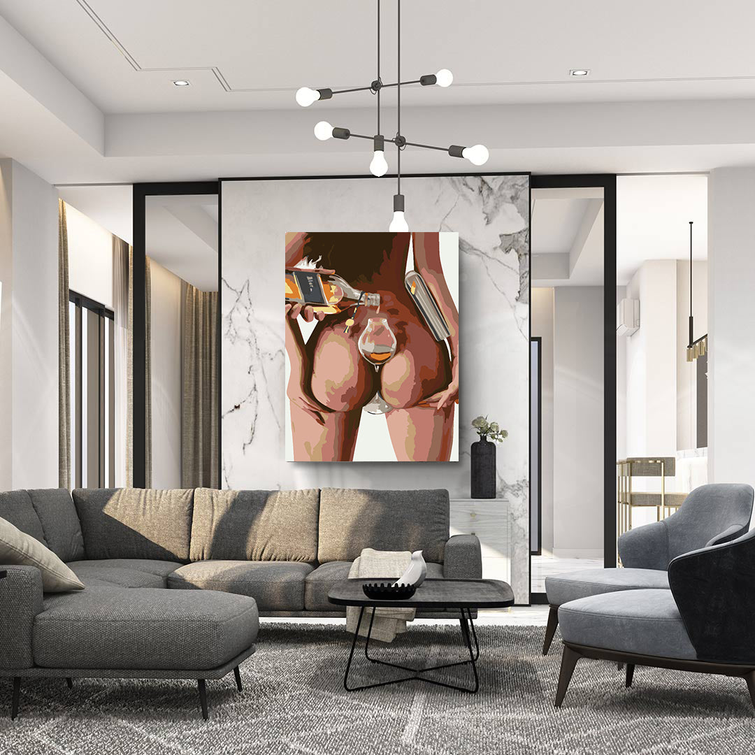 Painting by numbers - Erotic Woman 4657