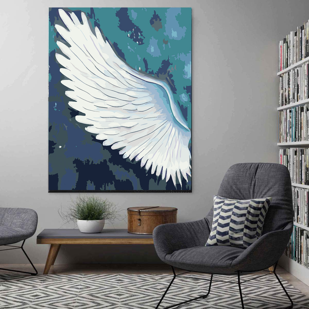 Paint by numbers - White Wing 4660