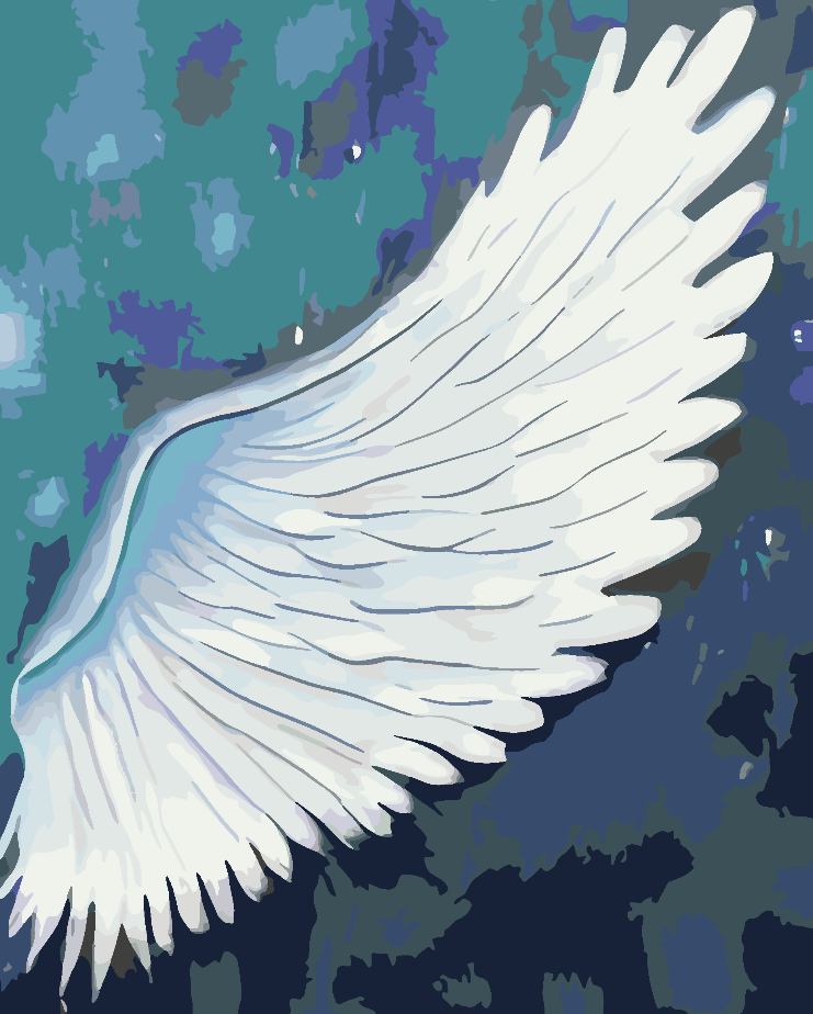 Paint by numbers - White Wing 4661