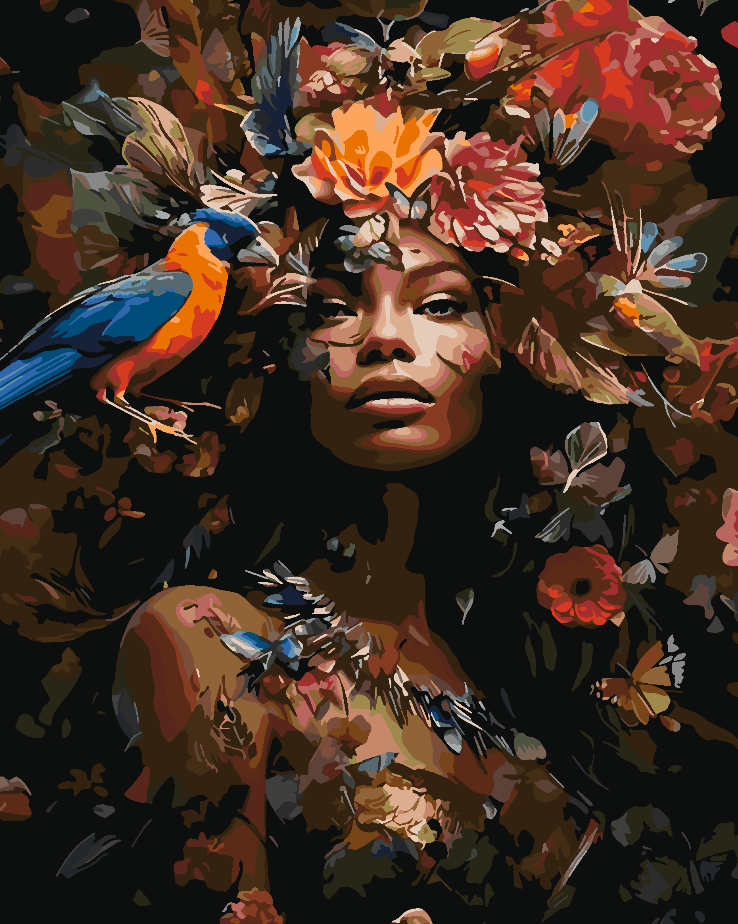 Paint by numbers - Flower Head 4665