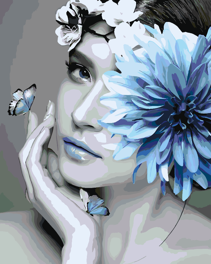 Painting by numbers - Flower Head 4681