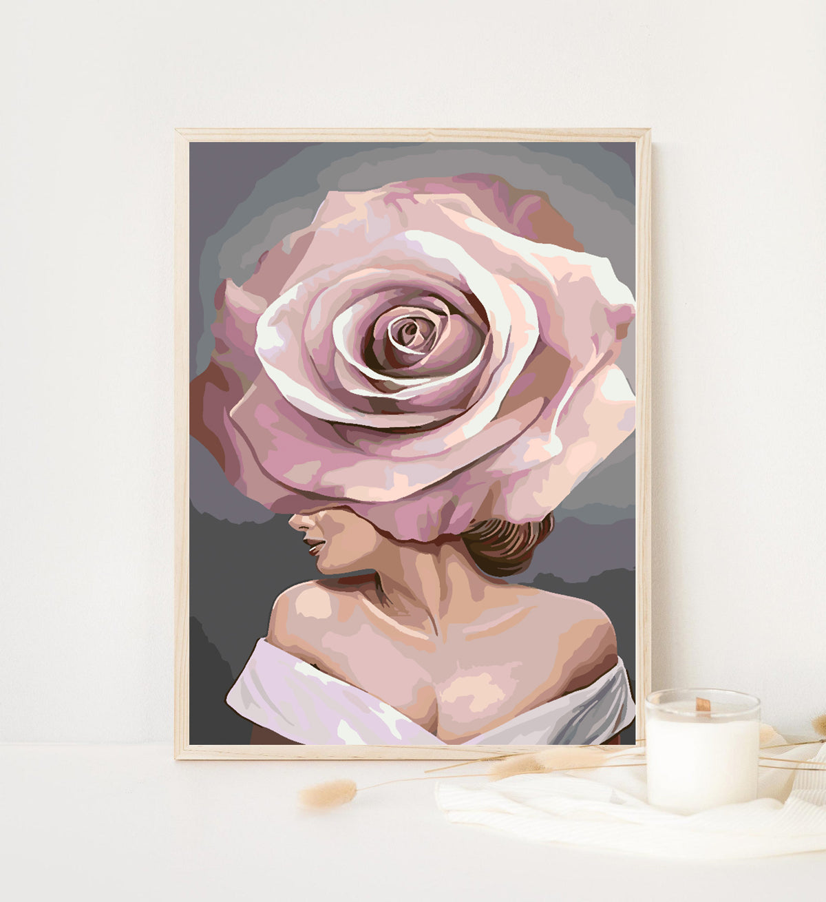 Painting by numbers - Flower Head 4683