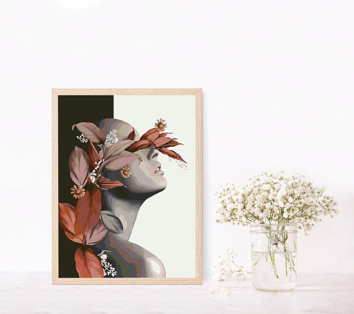 Painting by numbers - Flower Head 4684