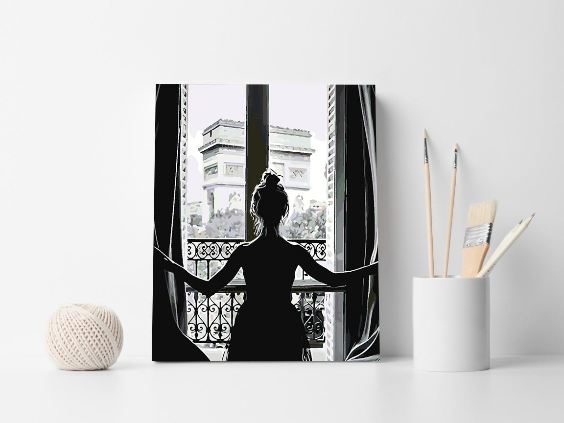 Paint by numbers - Woman at the Window 4685