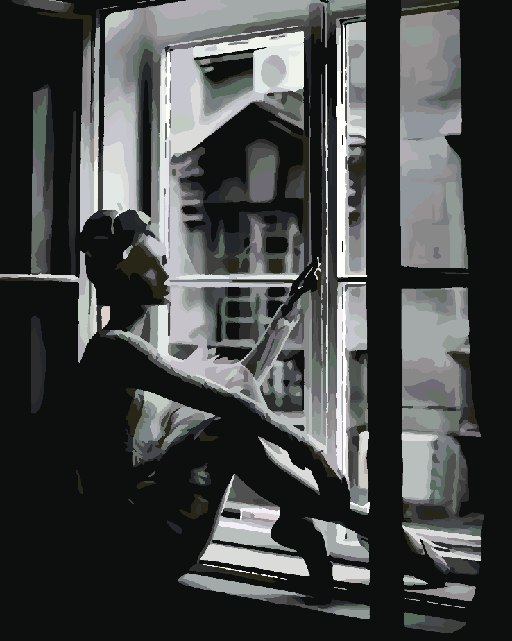 Paint by numbers - Woman at the Window 4686