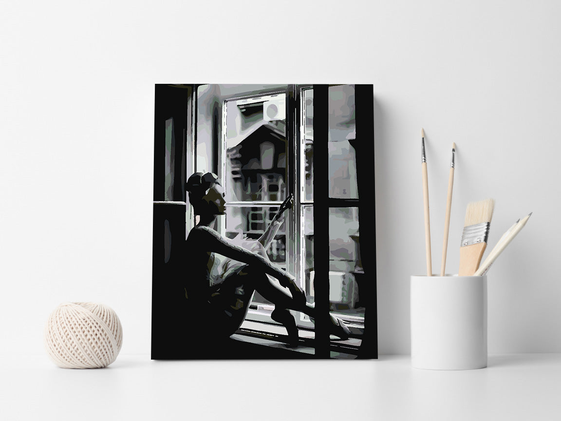 Paint by numbers - Woman at the Window 4686