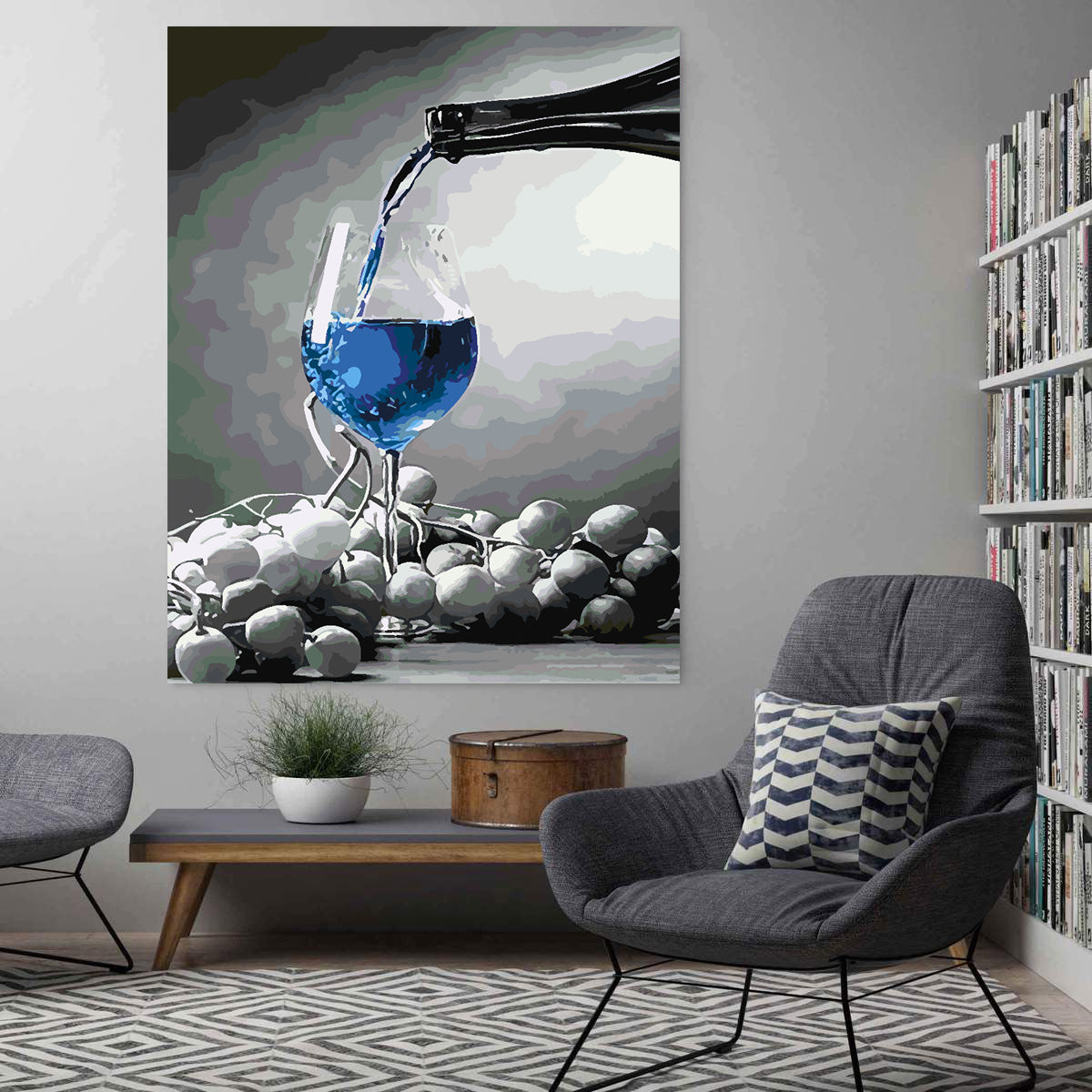Paint by numbers - Glass of Sparkling Wine 4691