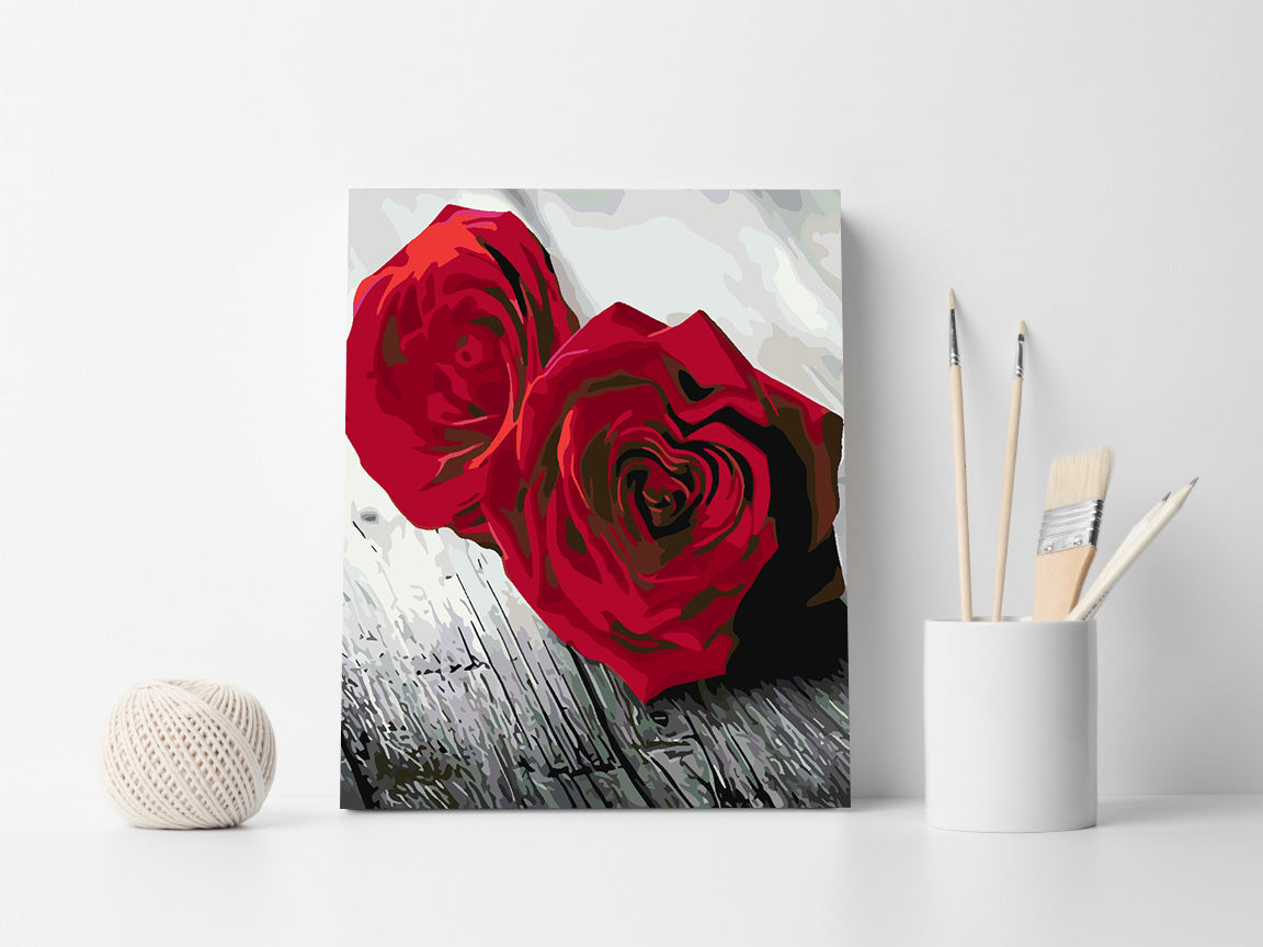 Paint by numbers - Red Roses 4705