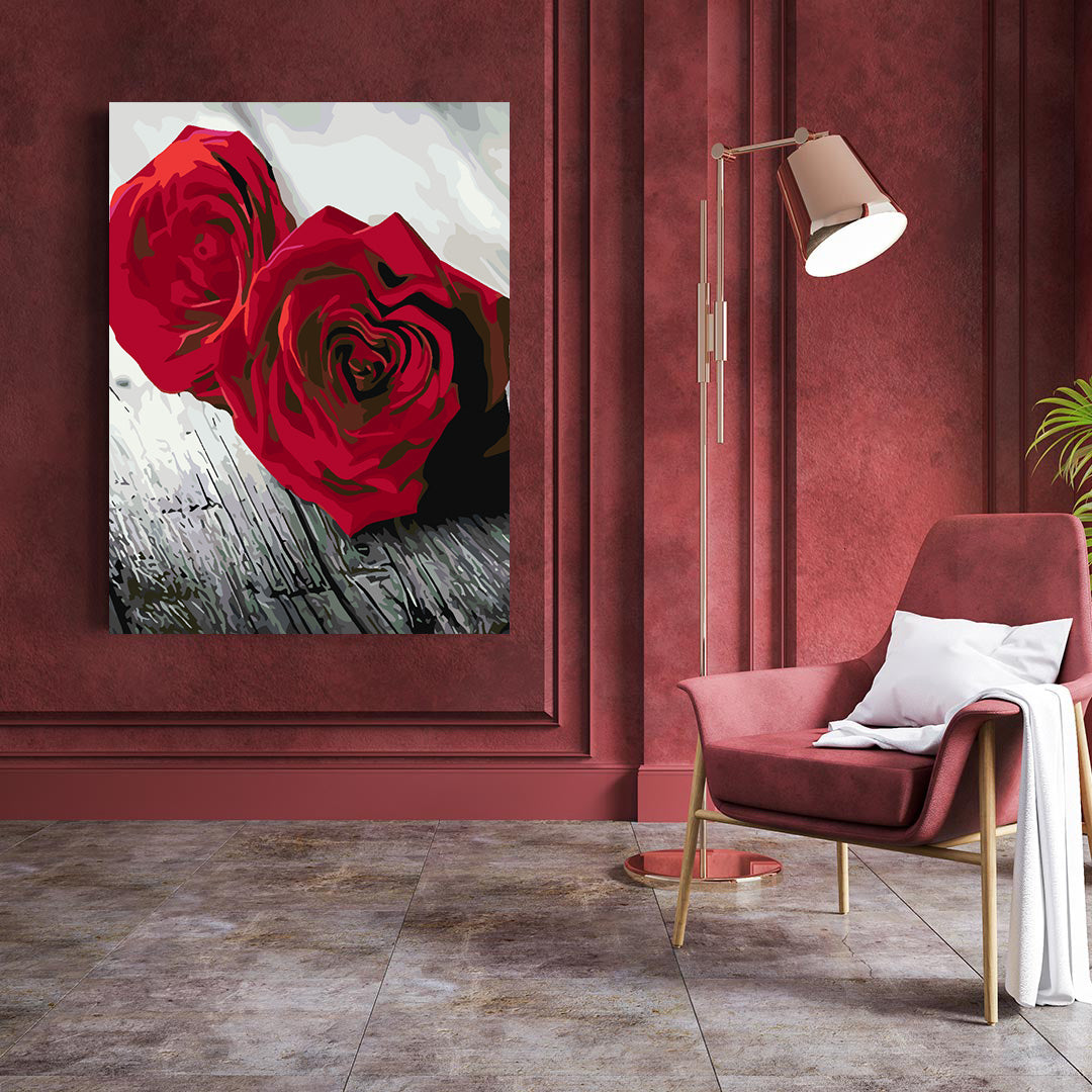Paint by numbers - Red Roses 4705