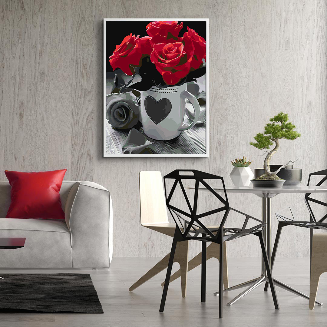 Paint by numbers - Red Roses 4706