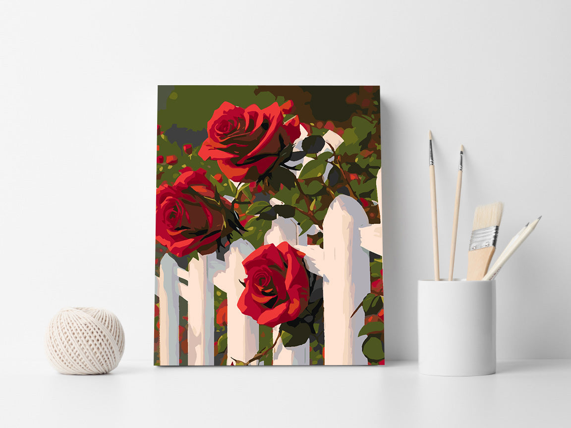 Paint by numbers - Red Roses 4707