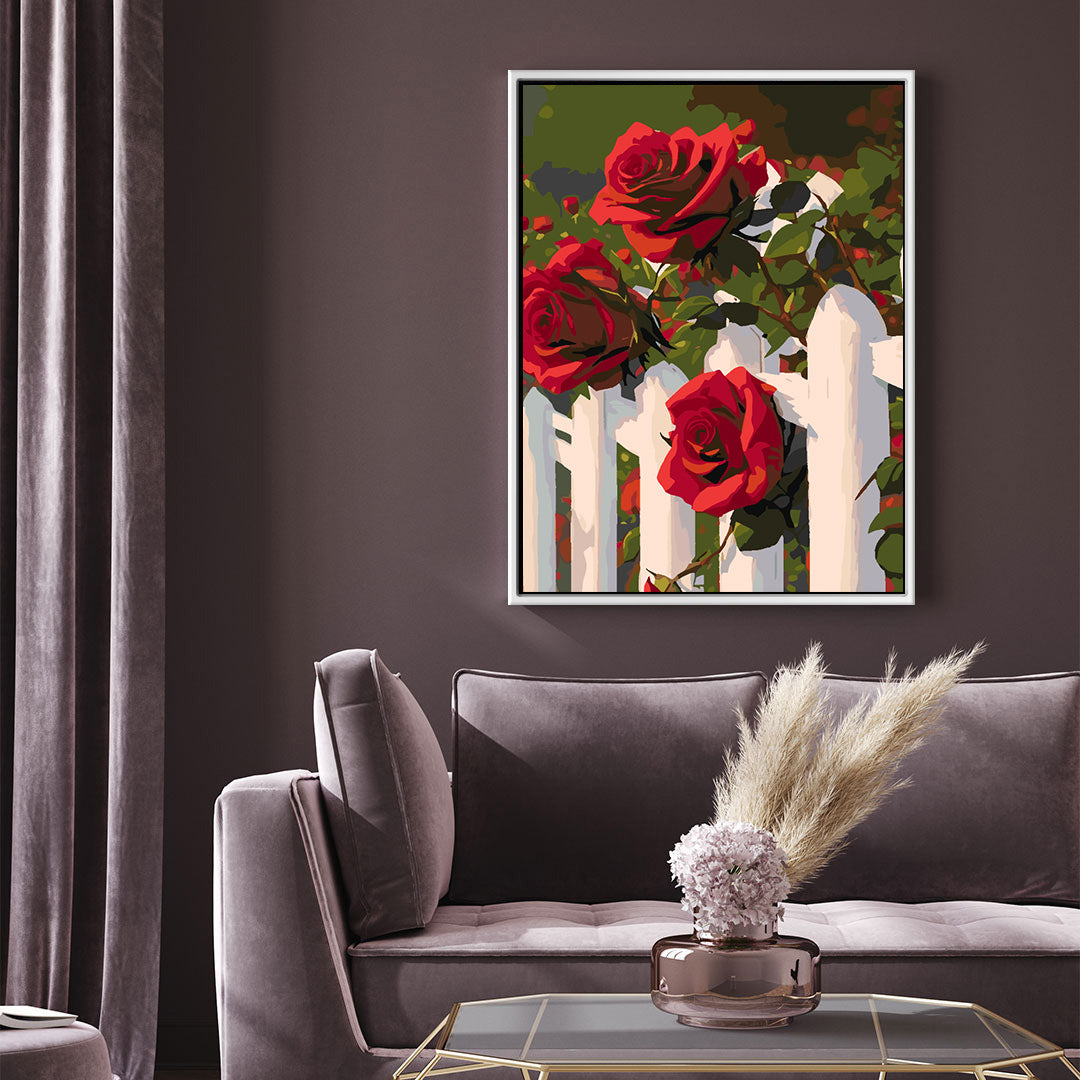 Paint by numbers - Red Roses 4707